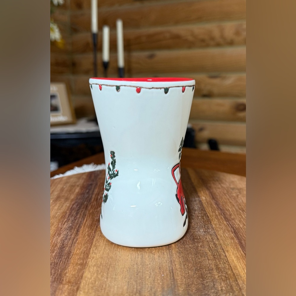 CHRISTMAS TREE FARM Ceramic Boot Shaped Mug - Picture 2 of 4